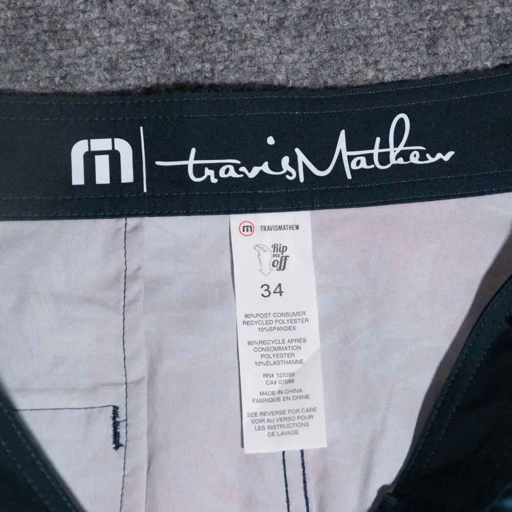 NWT Travis Mathew Party Hearty Board Shorts Men's 34 Floral Tropical Swim Trunks